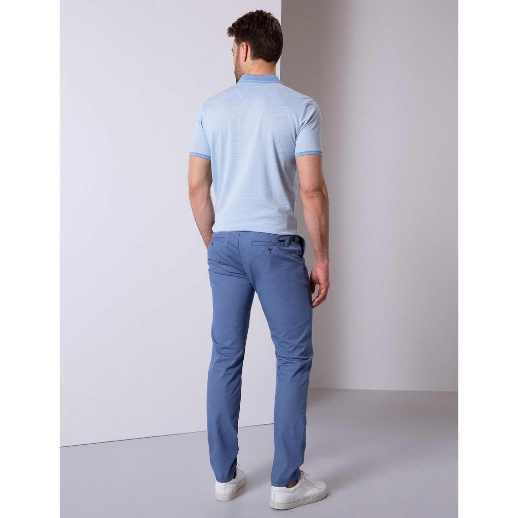 Buy Pierre Cardin Blue Slim Fit Chino Pants 50200819-VR036 at affordable  prices — free shipping, real reviews with photos — Joom