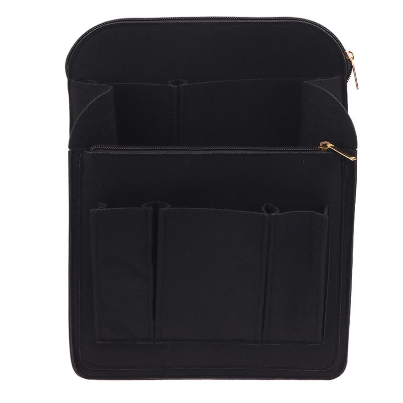 Traveling Backpack Insert Storage Bags Handbag Backpack Liner Make Up Organizer Bag Insert Women'S Felt Toiletry Cosmetic Bag