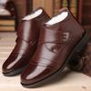 Men's Winter Leather Warm Ankle Boots Fashion Brand Cow Leather Male Footwear 2024 Dressing Shoes