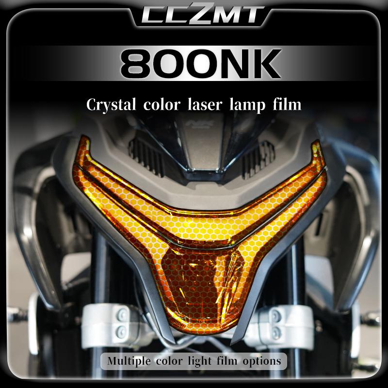For CFMOTO 800NK 800 NK NK800 800nk Headlight Film Honeycomb Laser Film Smoked Black Tail Light Sticker Modification Accessories