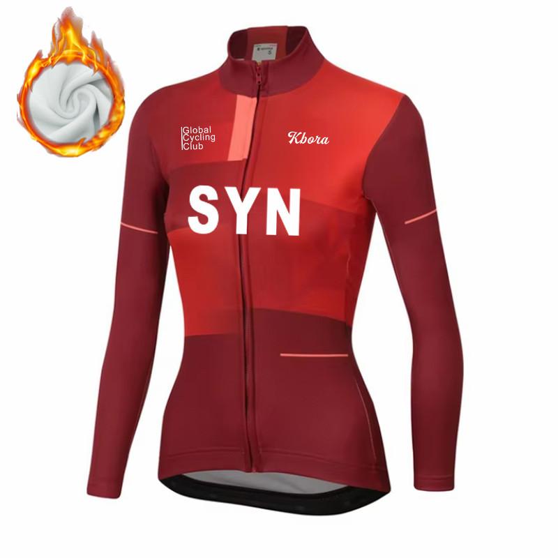 2026 Winter Warm Cycling Clothing Set Women Winter Bicicleta Set Outdoor Thermal Fleece Road Bike Shirt MTB Jersey Bicycle Uniform Ciclismo