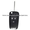 Key Replacement Shell for Chevrolet, Opel, Buick Cruze (2-5 Buttons, No Logo)