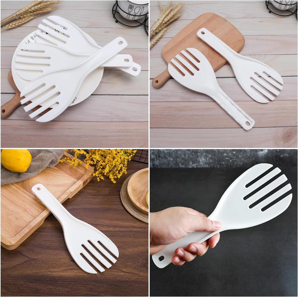 Household plastic loose rice spoon restaurant canteen rice shovel electric rice cooker thick large rice fork anti fall rice shovel 2 pieces