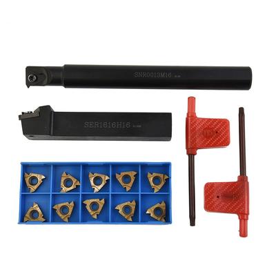 Threading Inserts Lathe Internal Turning Tool 12pcs
