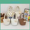Baby Bear Kids Shoulder Bag Cute Cotton Cartoon Water Bucket Bag For Childrens Daily Use