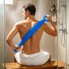 70cm Double-Sided Silicone Body Scrubber, Soft Long Shower Back Scrubber for Full Body, Massage Bath Brush for Home & Travel