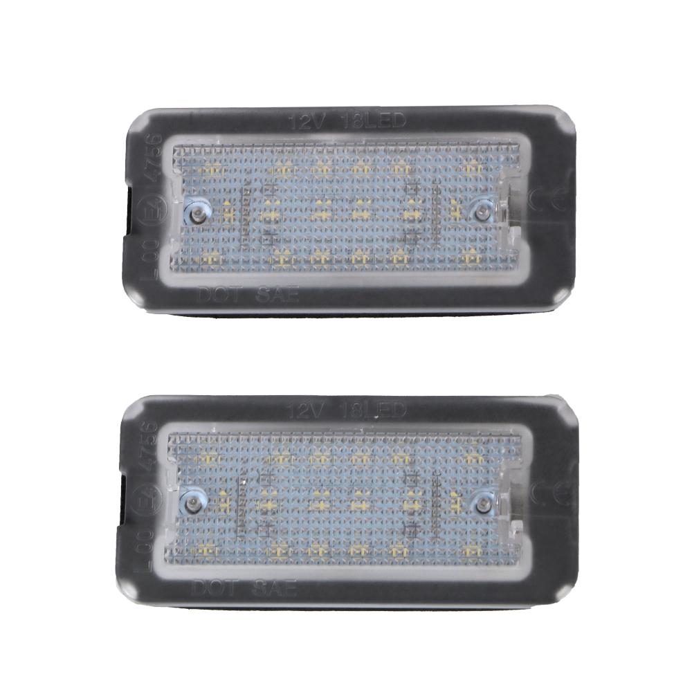 

Светодиодные фонари номерного знака, автомобильные аксессуары, фонари номерного знака автомобиля для Fiat 500 Abarth 500, 2 шт. белый