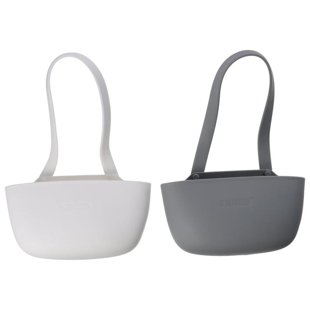 2Pcs TPR Sponge Holder No Installation Needed Kitchen Sink Box Kitchen Sink Organizer Home Storage