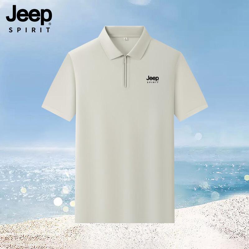 

JEEP SPIRIT Men s 7A Antibacterial Ice Silk Polo Shirt XL