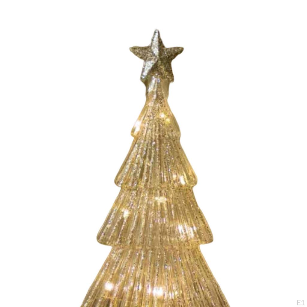 Christmas Tree Night Light Ornament Decoration Xmas LED Lighted Indoor Atmosphere for Party