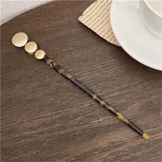 Chinese Punk Ruby Pendant Sword Hairpin Fashion Simple Modern Headdress Back Of The Head Pan Hair Ornament Fashion Retro New