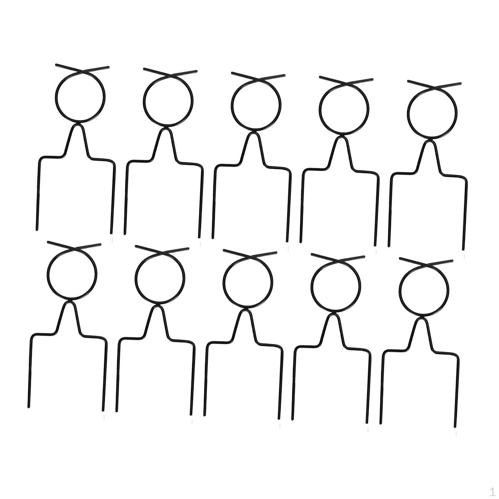 

10x Садовые колышки-направляющие для шланга Прочное оборудование для полива Металлические направляющие Держатель для растений Клумба