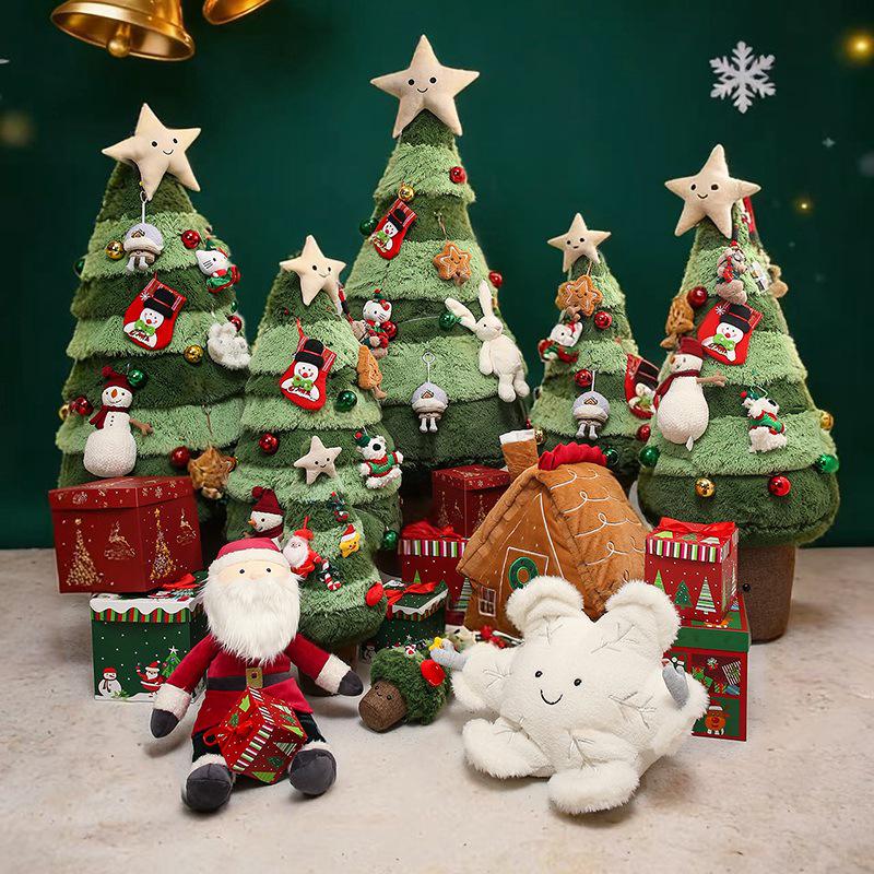 Grote Kerstboom Pluche Poppen Ornament - Feestdecoratie & Cadeau