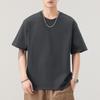 260g Heavy Short-sleeved T-shirt for Men's Summer New Loose Round Neck Five-point Sleeve T-shirt Pure T-shirt