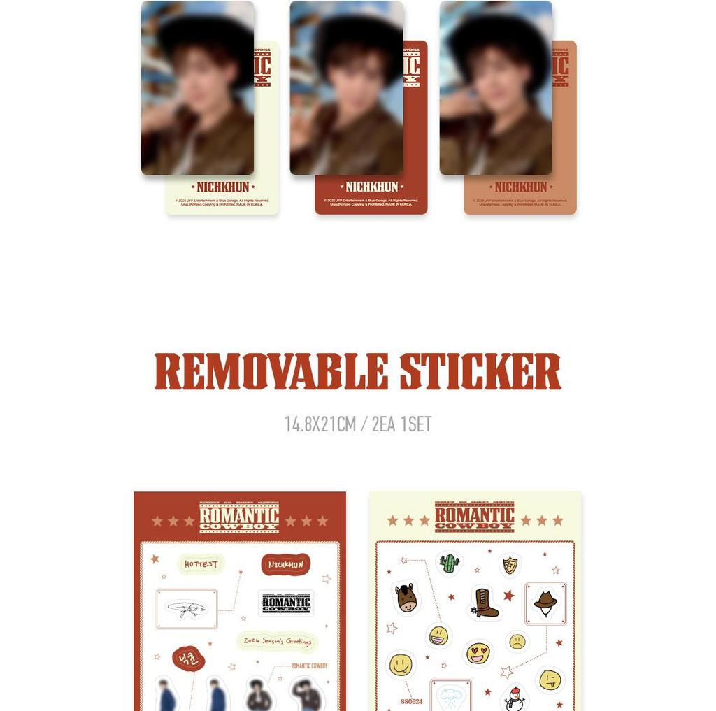 [Pre-Order] NICHKHUN (2PM) [ROMANTIC COWBOY] 2026 SEASON'S GREETINGS