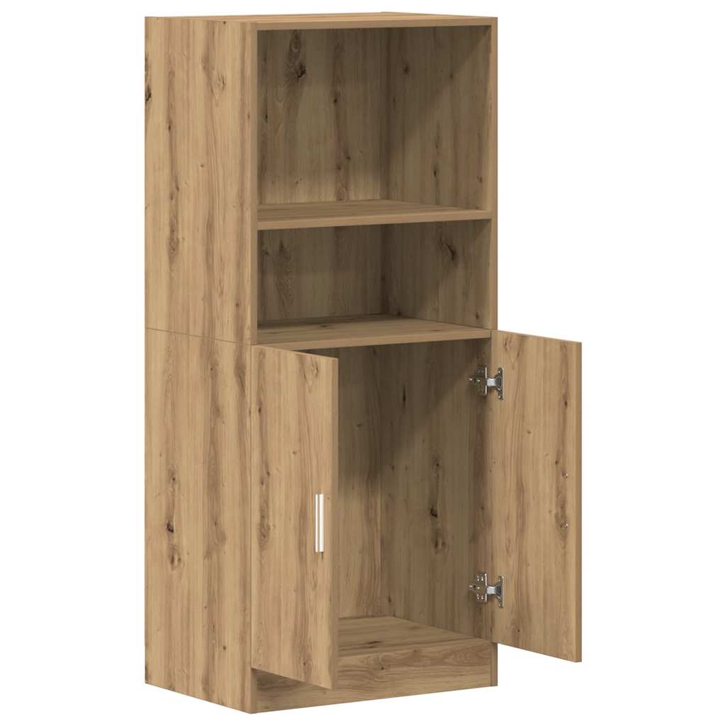 Kitchen Cabinet Artisan Oak 57 X 41.5 X 131.5 Cm Particle Board