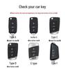 Volkswagen Wildleder Schlüsselhülle für Passat, Magotan, CC, Teramont X, Tiguan L, Tayron, Tayron X, Sagitar, Bora