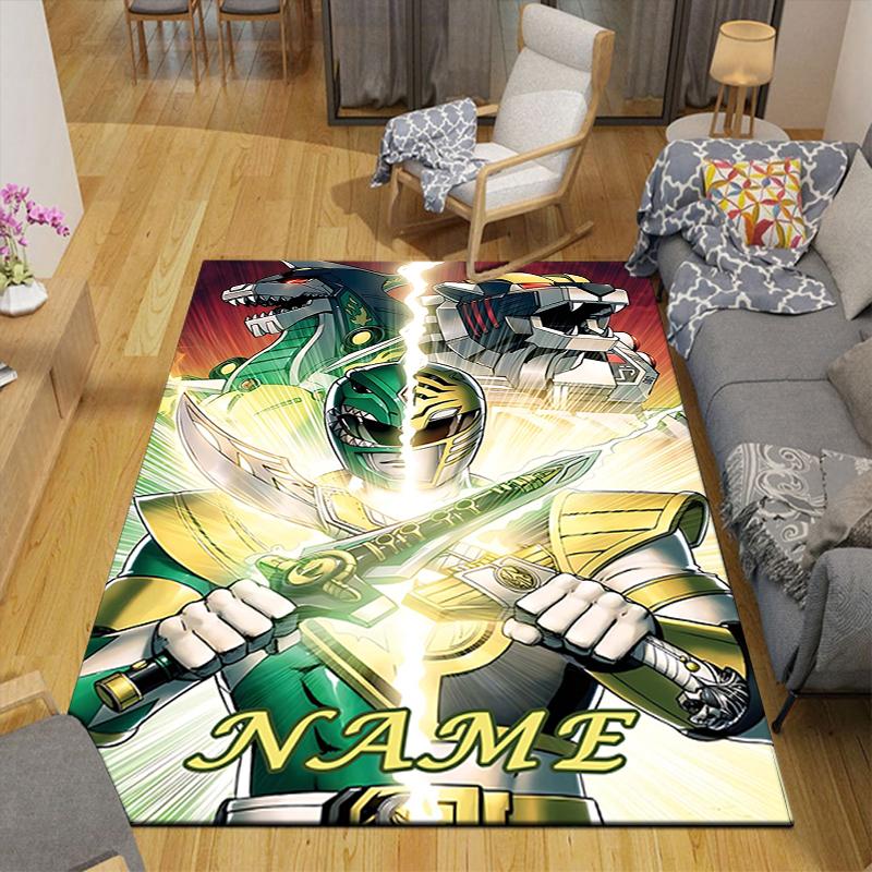 Custom 1Pc Power Rangers Adventure Rug Office Carpet Indoor Outdoor Entrance Doormat Nonslip Soft And Comfortable Living Room D2915216