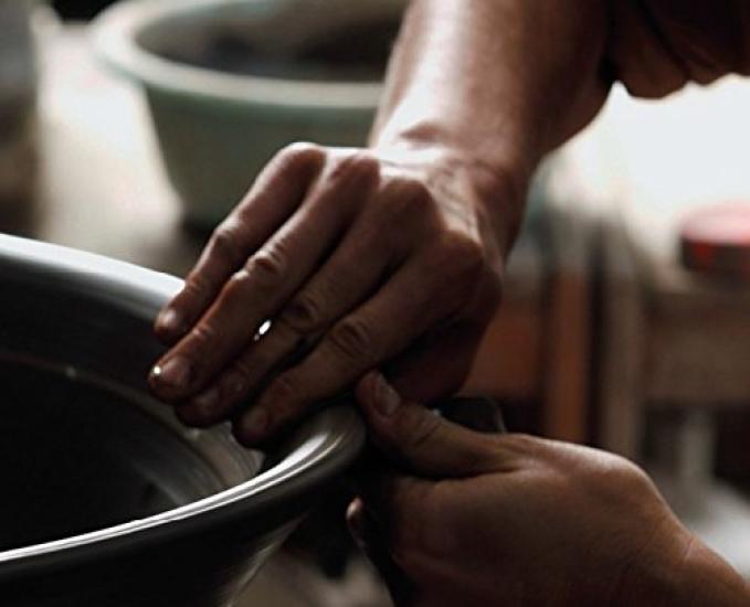 SANEI Shigaraki Ware Waschtisch Weiß HW10220-W