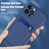 Wallet Card Slot Holder Case For iPhone 16 Plus 15 Pro Max 14 Pro 13 12 11 Soft Candy Color Shockproof TPU Slim Matte Back Cover