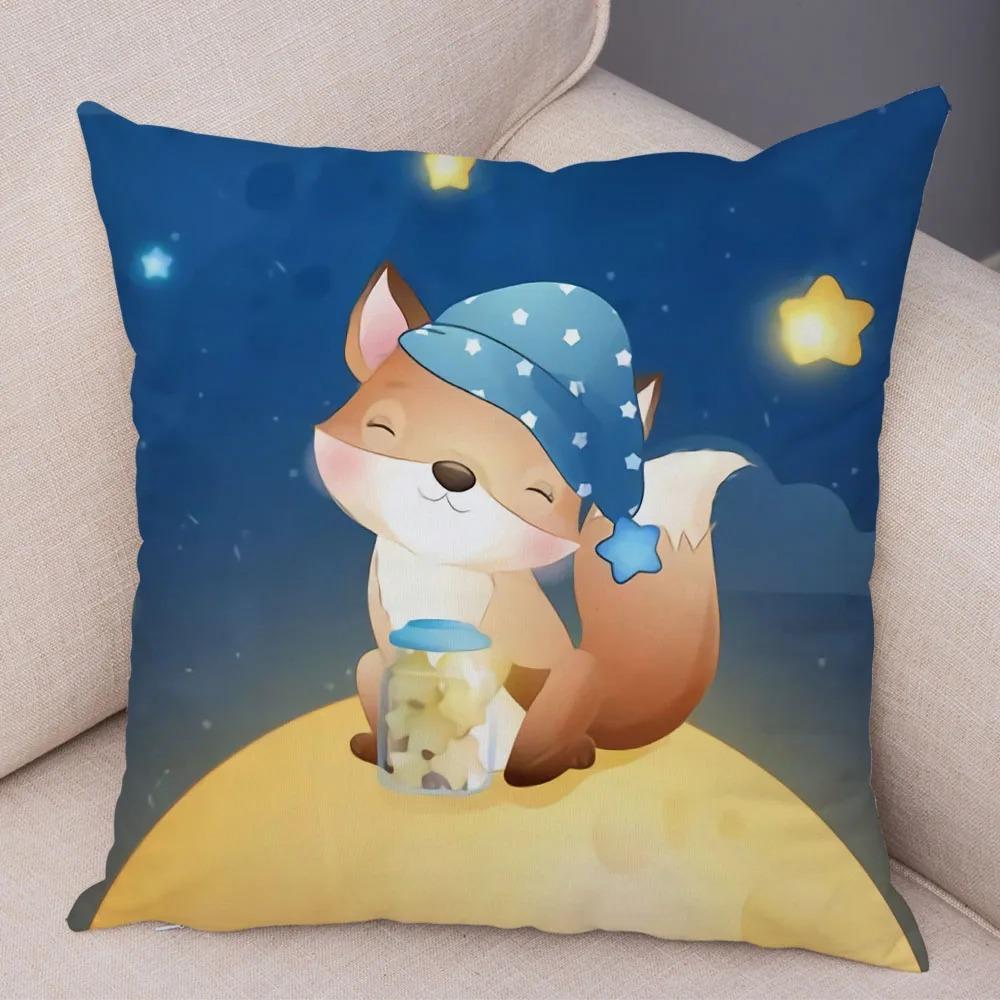 Cartoon Animal Lion Decorative Pillowcase Office Living Room Car Ornaments Home Pillowcase