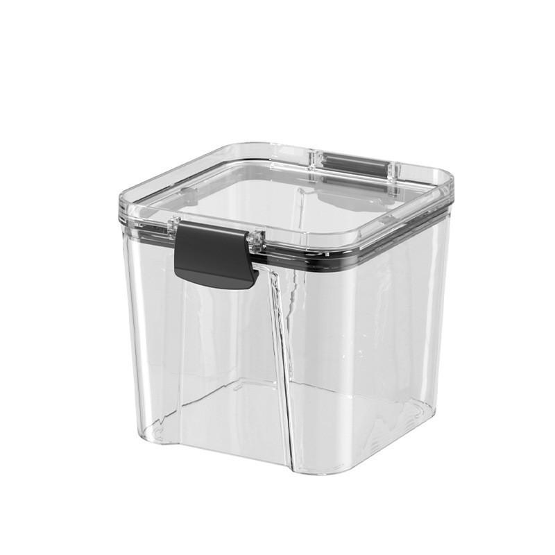 460-1800ml Kitchen Stackable Sealed Jars Kitchen Grain Storage Plastic Multigrain Tank Bottle Dried Fruit Tea Storage Containers