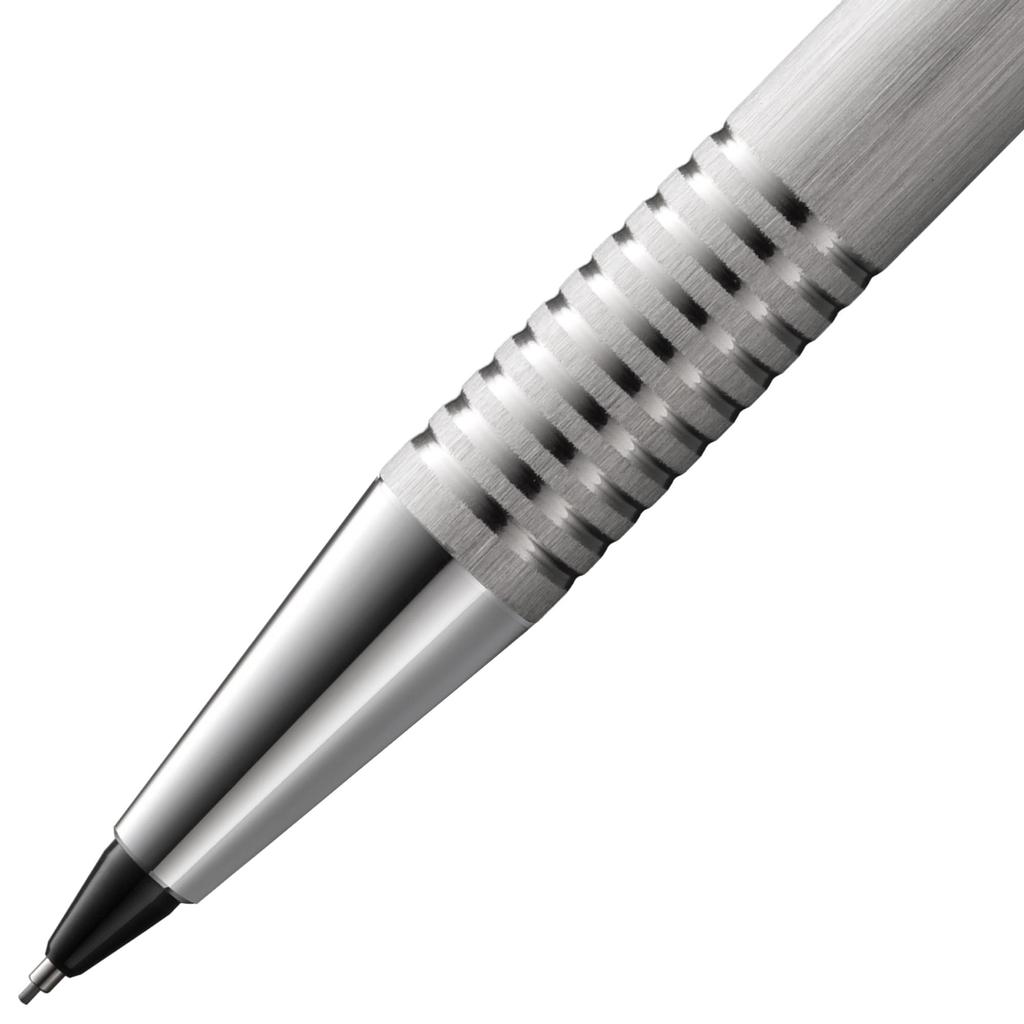 LAMY Mechanical Stainless Officially Imported Pencil, Logo, Steel, Hairline, 0.5mm, L106,