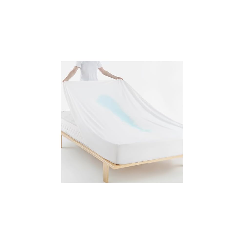 Kumori Waterproof Fitted Sheet, Wide King Size, Knit Fabric, Soft to the Touch, Fully Waterproof on