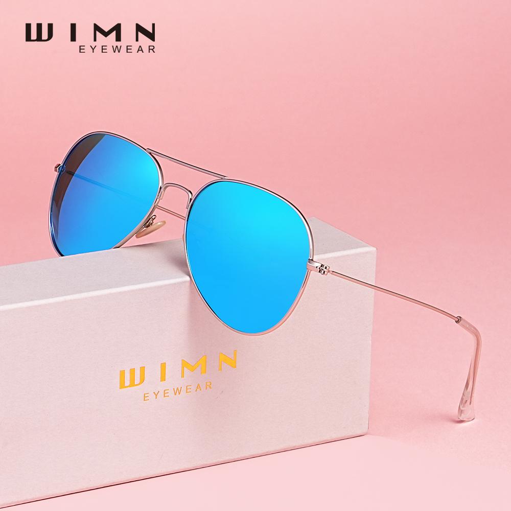 WIMN Pilot Alloy Men‘s Sunglasses Polarization UV400 Anti-reflection Parsnip Glasses Women Retro Light Weight Eyewear