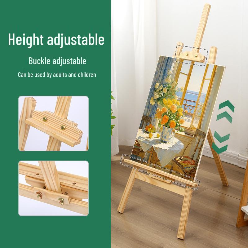 Adjustable 1.2m Pine Wood Sketch Easel with Free Shipping