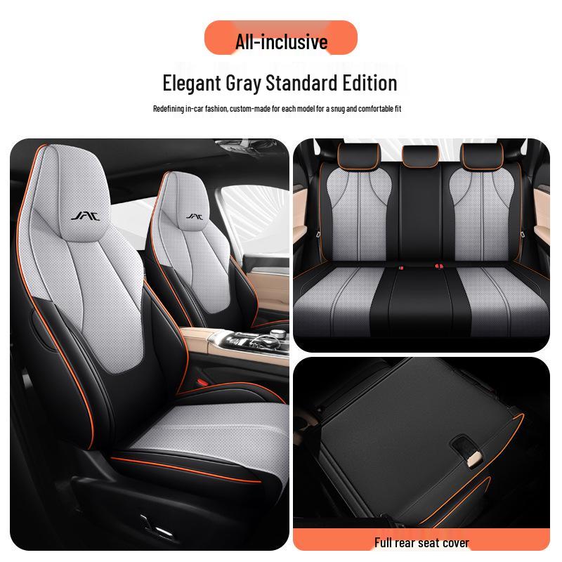Jianghuai QXPHEV Full Leather Universal Car Seat Cushion - New Model for All Seasons