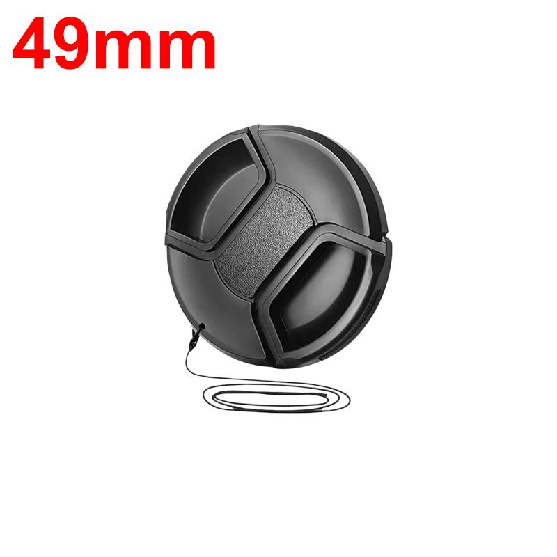 49/52/58/62/67mm Camera Lens Hoods with Protective Lens Cap for Canon Nikon Sony Universal DSLR Cameras Sunshade Lens Hood
