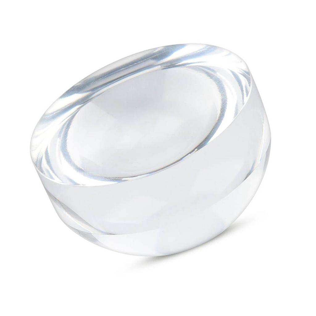 6X Optical Magnifier Dome Portable Paper Reading Acrylic Magnifier Dome Portable Magnifying Glass Less Than Br More