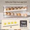 Automatic Slide Egg Holder for Fridge Door and Kitchen Countertop