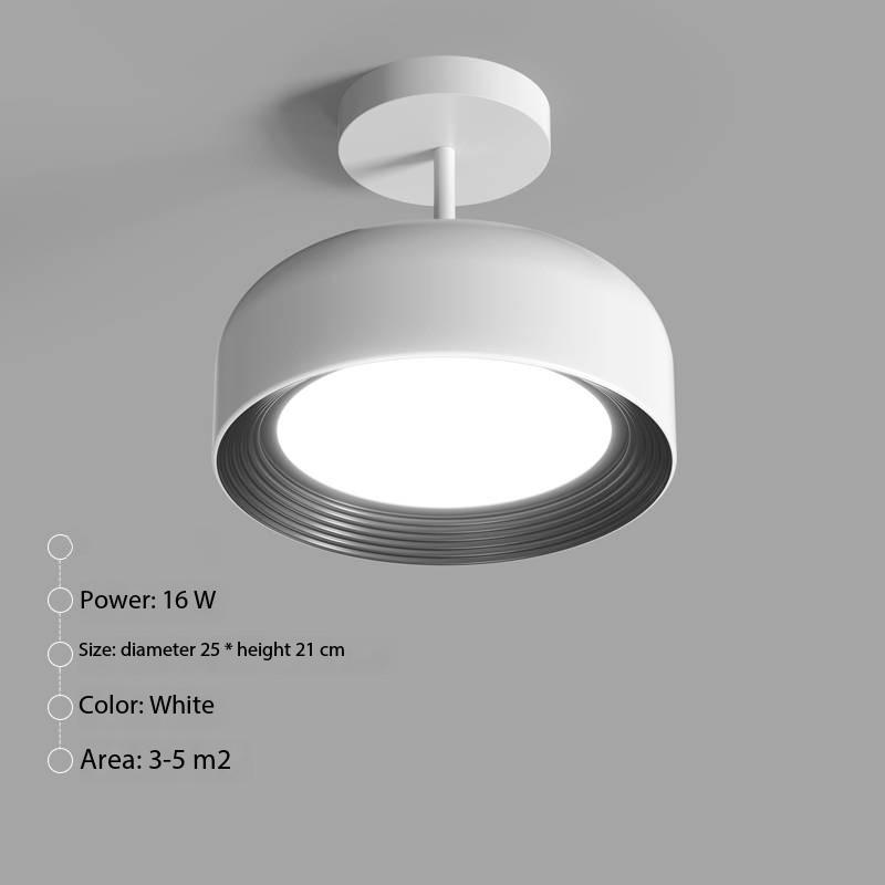 Italian minimalist ceiling lamp for home corridor balcony bedroom cloakroom decorative lamp round modern lighting furniture lamp