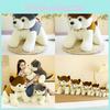 Adorable Husky Plush Toy Soft Stuffed Animal Doll Perfect Birthday Gift For Kids
