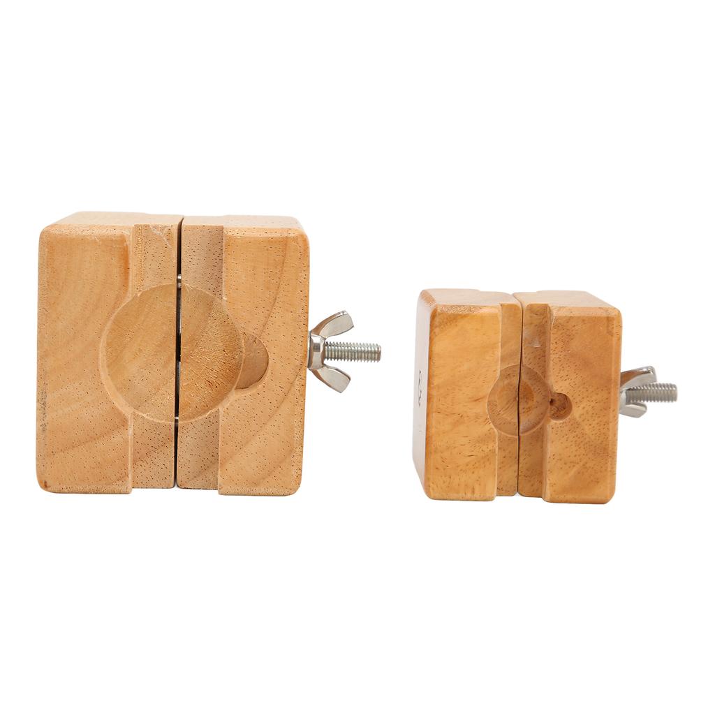 2 szt. Drewniany uchwyt na mechanizm zegarka Podstawa Otwieracz do dekielka zegarka Narzędzie do naprawy zegarków