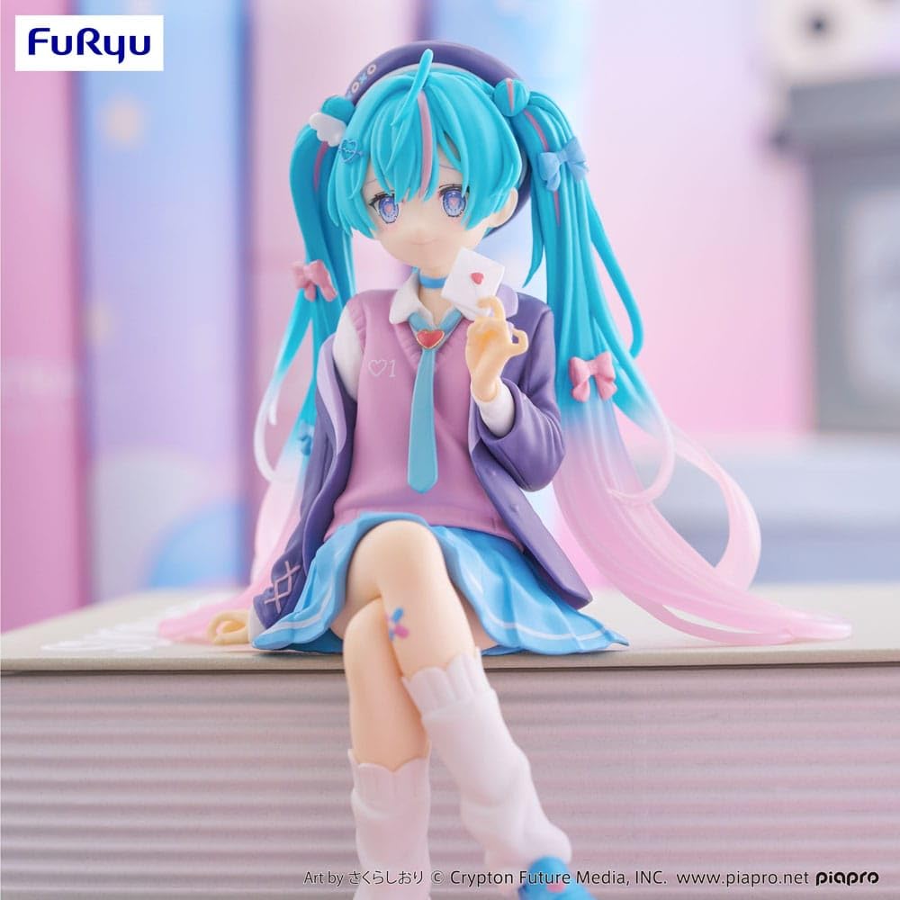 Furyu Hatsune Miku Series Noodle Stopper Figure Love Struck Blazer Navy Ver