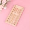 1/12 Dollhouse Miniature Wood External Door Unpainted Doll House Diy Accessories