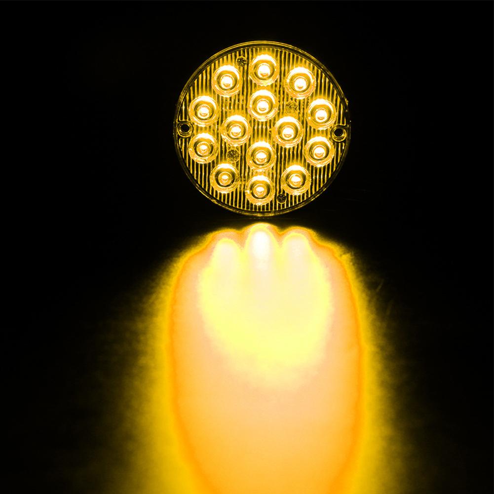 1 Piece Round LED Tail Light 16 LEDs 50000 Hours ABS Material