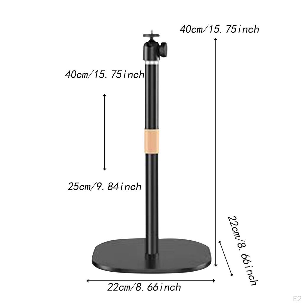 Stand Mount 90° Tilt Flexible Stable Action Cameras Supprt Bracket for Home Office Stage Living