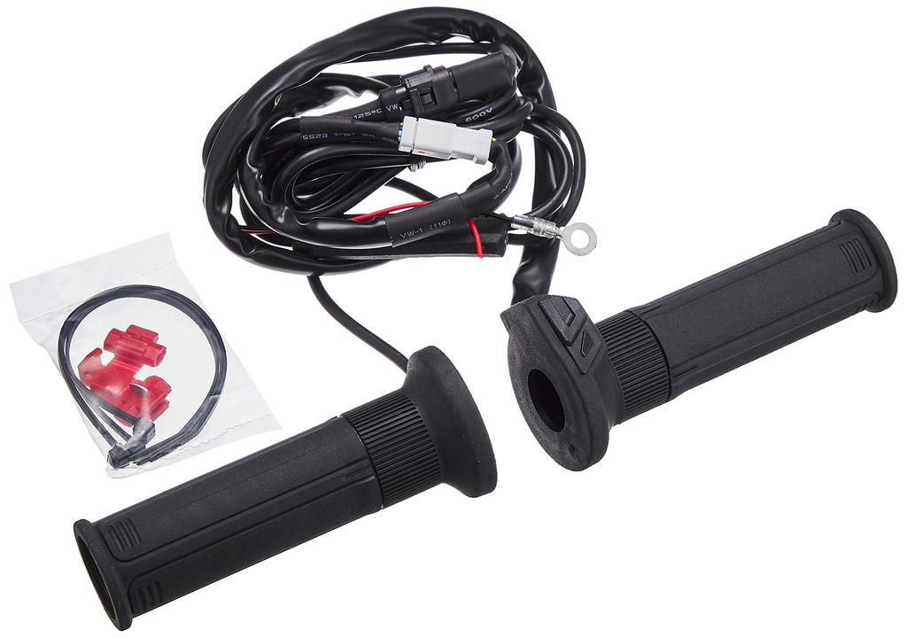 Kijima GH07 Vyhřívané rukojeti s integrovaným 130mm tlačítkem pro přepínač čísla dílu, přepínač, průměr 22,2 mm, 304-8199