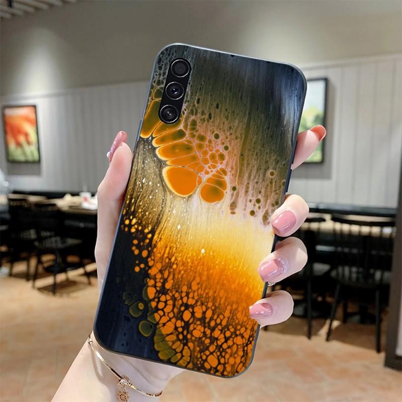 Water Ripple Art Sea Wave Phone Case For Realme GT 2 9i 8i 7i Pro X50 X2 C35 C21 C20 C11 C3 Soft Black Phone Cover