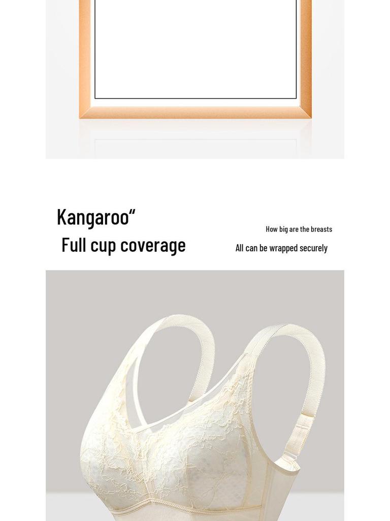 Spitzen-Vollschalen-BH in Übergröße – Formend, Anti-Hängebusen, Ultraleicht & Bequem für Damen