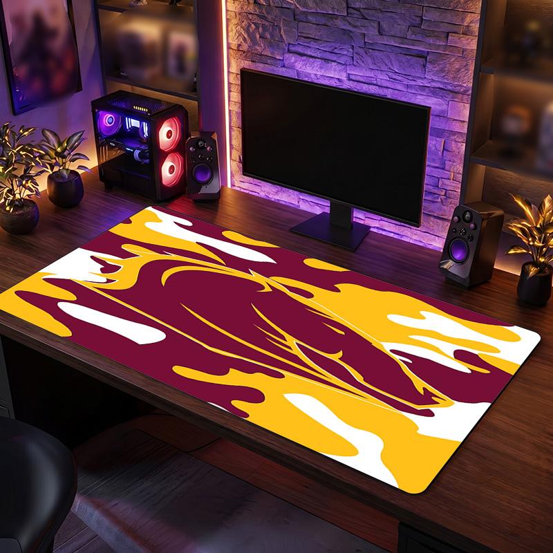 Brisbane Broncos Pattern Mousepad Anti?Slip Rubber Desk Pad For Gaming Working Desktop Decoration