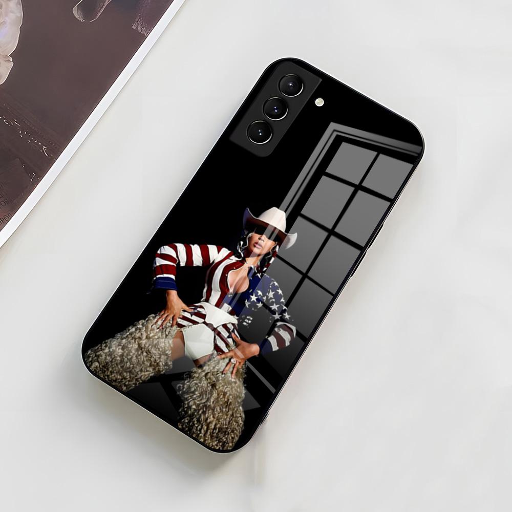 Singer Beyonce Phone Case For Samsung A56 A36 A26 A16 A15 A25 A35 A55 A14 A34 A24 A54 Glass Case