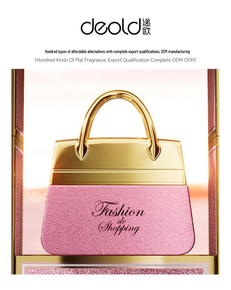 Women's Niche Handbag Perfume: Long-Lasting Woody Floral Scent with Light, Lingering Fragrance