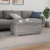 LED Coffee Table in Grey Sonoma 90 x 50 x 40 cm