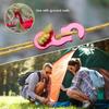 5 Stück Verstellbare Zeltseil-Schnalle S-Typ Spannvorrichtung Befestigungs-Kit Outdoor Camping Zelt Befestigungszubehör Outdoor Werkzeuge