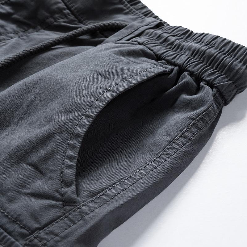 JAYSCE Men's Summer Shibuya Style Loose Fitting Work Shorts Amikaji Outdoor Multi Pocket Cargo Pants Oversized Classic Short